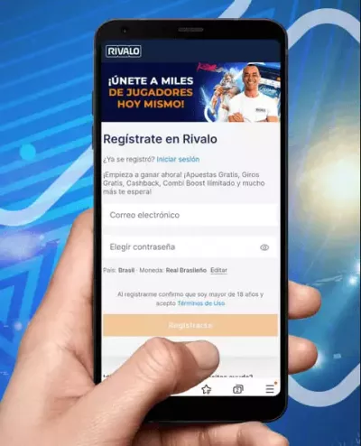 Rivalo App Registro