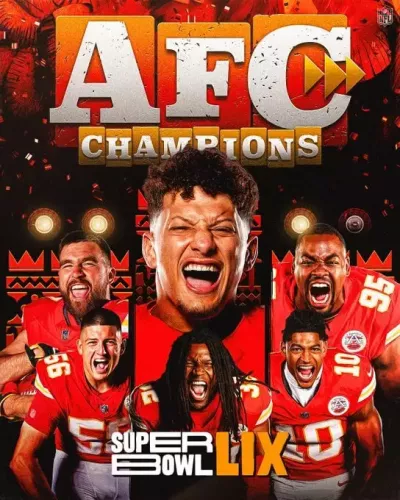 Super Bowl 2025 - Chiefs Campeón de la AFC