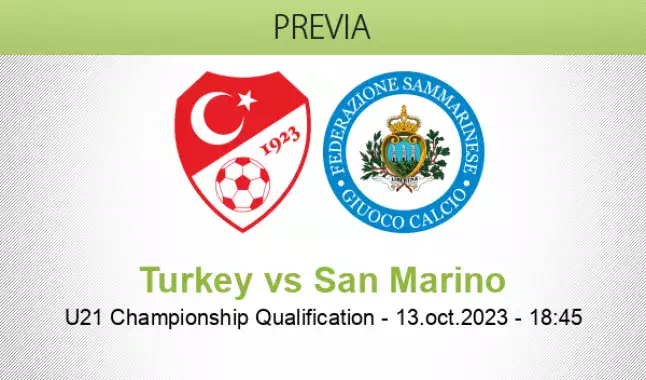 Turquía - San Marino Apuestas, Pronóstico y Cuotas